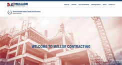 Desktop Screenshot of mellorcontracting.com